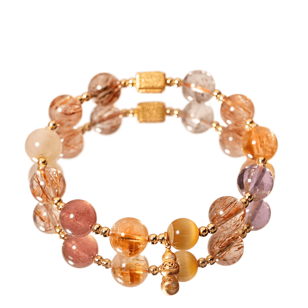 Golden Prosperity- Citrine Wealth & Fortune Healing Crystal Bracelet